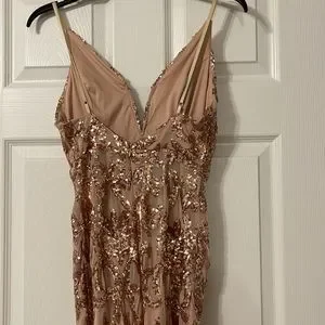 tobi gold dress Size S TOBI Formal Dress main image 1